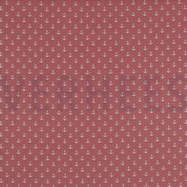 KATOENEN POPLIN KLEINE ANKERS BLUSH (thumbnail)