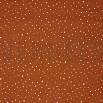 POPELINE DE COTON GLITTER POINTS RUST (thumbnail)