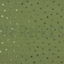 DOBBY FOIL MARGUERITE VERT MOUSSE (thumbnail)