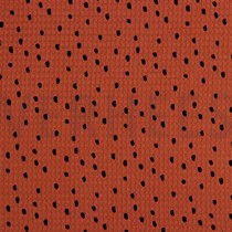 WAFFLEPIQUÉ POIS ROUGE BRIQUE (thumbnail)