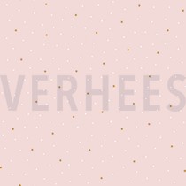 POPLIN GOTS SWEET BEAR LIGHT ROSE (thumbnail)