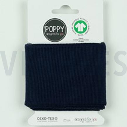 CUFFS GOTS 7CM MARINEBLAUW (thumbnail)