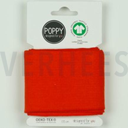 CUFFS GOTS 7CM WARM ORANJE (thumbnail)