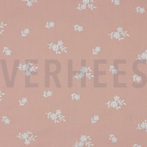GEWASCHEN BAUMWOLLE STICKEREI ROSÉ (thumbnail)