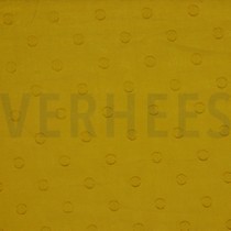 COTON JACQUARD POIS OCRE (thumbnail)