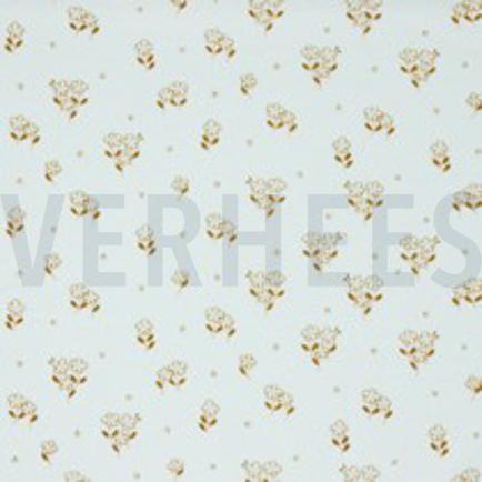 NICKY VELOURS BLOEMEN WIT (thumbnail)
