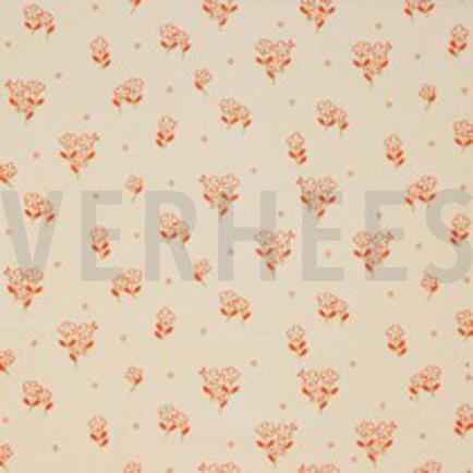 NICKY VELOURS BLOEMEN LICHT ZALM (thumbnail)