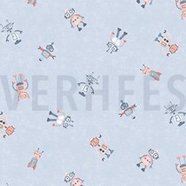 JERSEY GOTS DIGITAL ROBOTS LIGHT BLUE (thumbnail)