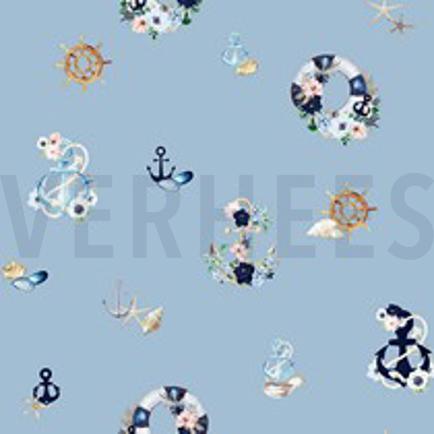 CANVAS DIGITAAL ROMANTISCH NAUTISCH LICHTBLAUW (thumbnail)