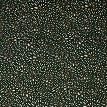 BAUMWOLLE SATIN STRETCH BLÄTTER ARMEEGRÜN (thumbnail)