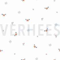 BAUMWOLLE POPELINE GOTS MEERESLEBEN WEISS (thumbnail)