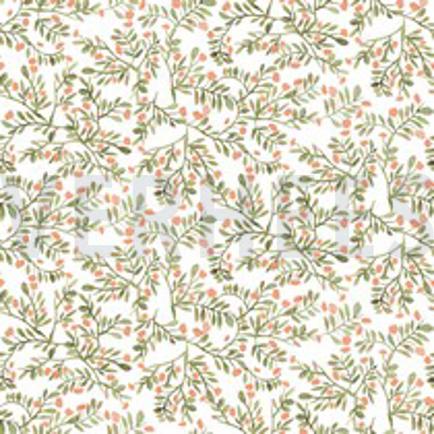 JERSEY DIGITAL FEUILLES BLANC (thumbnail)