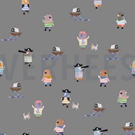 JERSEY DIGITAL PIRATES ANIMAUX GRIS PIERRE (thumbnail)