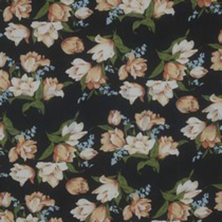 CHIFFON FLEURS NOIR (thumbnail)