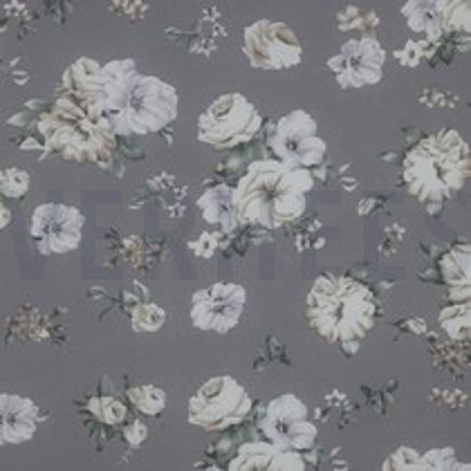 CHIFFON BLUMEN GRAU (thumbnail)