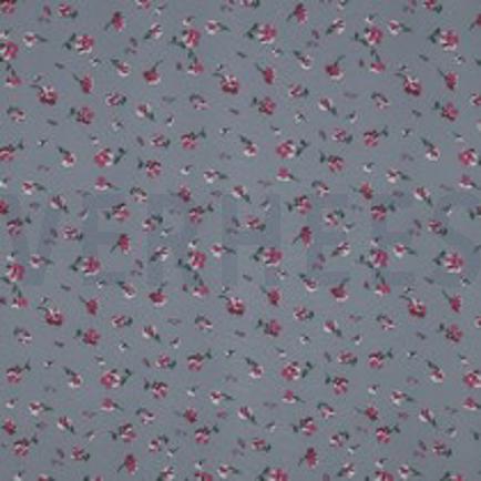 CHIFFON BLUMEN GRAU (thumbnail)