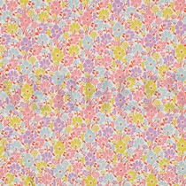 BESCHICHTETE BAUMWOLLE BLUMEN WEISS (thumbnail)