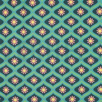 COATED KATOEN BLOEMEN GROEN (thumbnail)