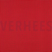 COATED KATOEN KLEINE STIPPEN ROOD (thumbnail)