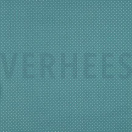 COATED COTTON PETIT DOTS OLD GREEN (thumbnail)