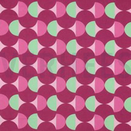 COATED KATOEN GRAFISCH BORDEAUXROOD (thumbnail)