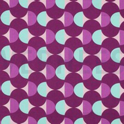 COTON ENDUIT GRAPHIQUE VIOLET (thumbnail)