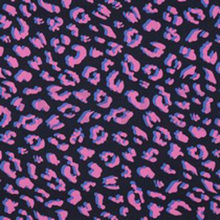 BESCHICHTETE BAUMWOLLE TIERHAUT MARINEBLAU (thumbnail)