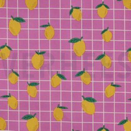 COATED COTTON FRUITS PINK (thumbnail)