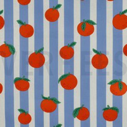 COATED COTTON FRUITS BLUE (thumbnail)