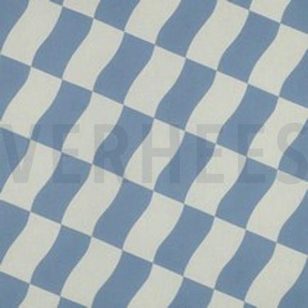 COATED COTTON CHECKS BLUE (thumbnail)