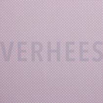 BESCHICHTETE BAUMWOLLE KLEINE PUNKTE LILA (thumbnail)