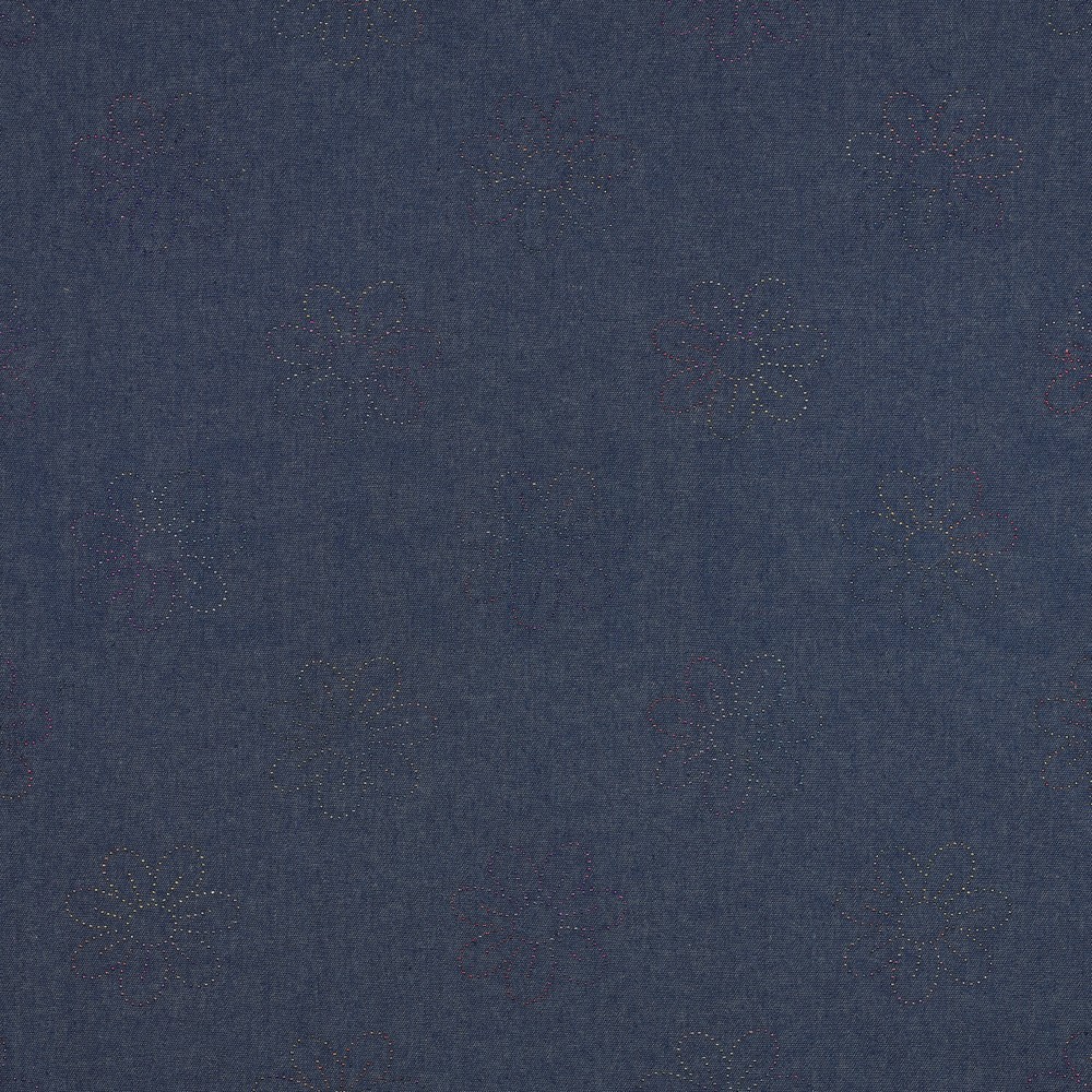 JEANS FOLIE BLOEMEN JEANSBLAUW