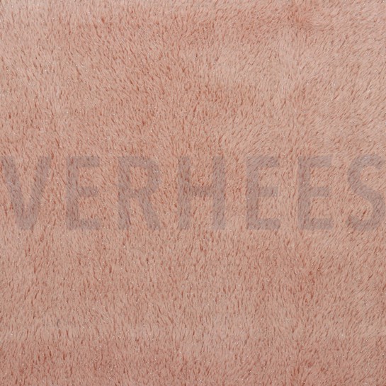 KUNSTPELZ MIT SILBER LUREX ROSÉ #7