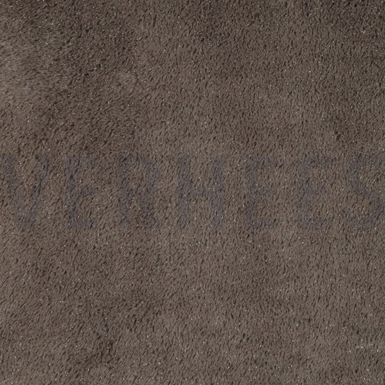 FAUSSE FOURRURE AVEC LUREX ARGENT TAUPE #7