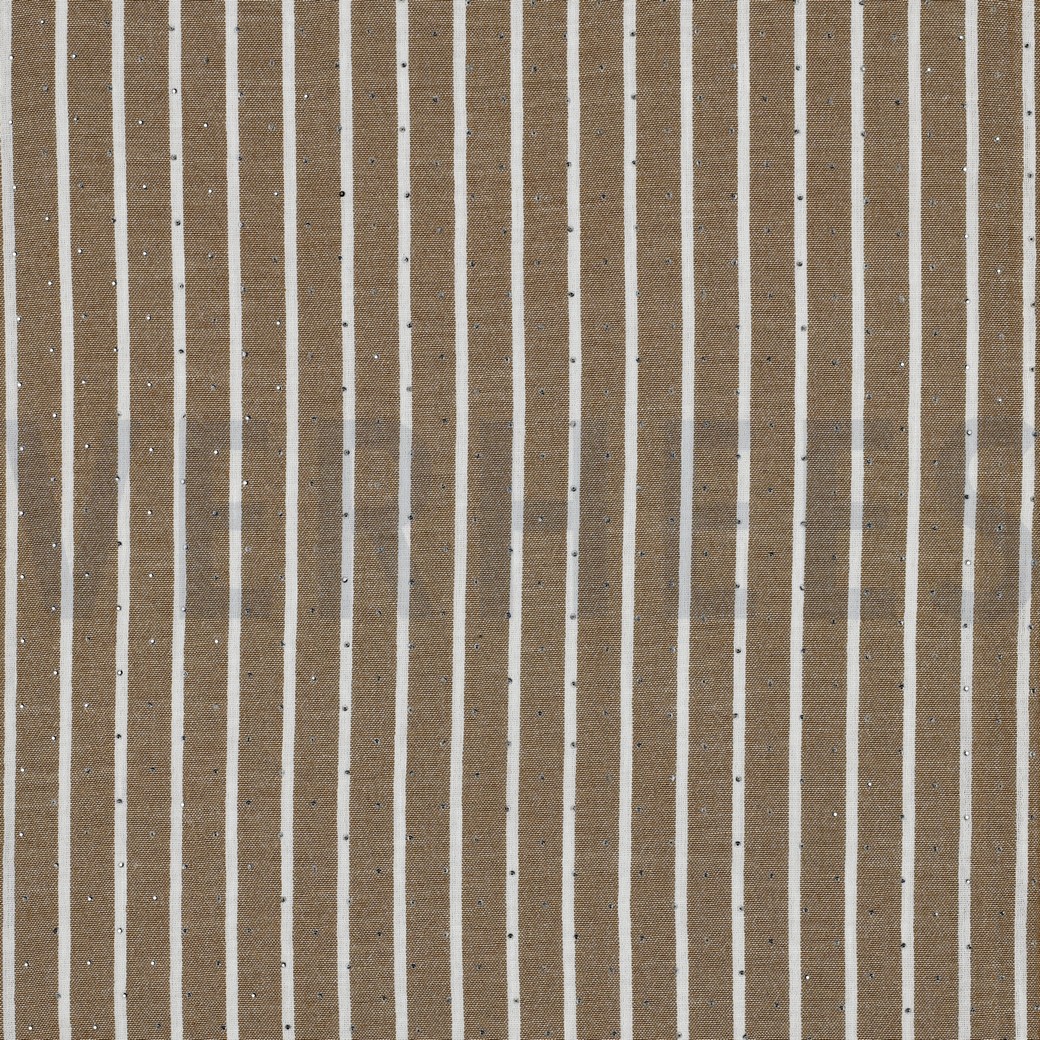 LINEN LOOK YARN DYED STUDS BEIGE