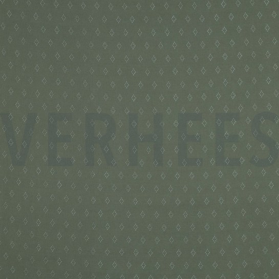 FEINSTRICKJERSEY AJOUR ALTGRÜN #7