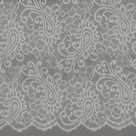 LACE TWO-SIDE SCALLOP OFF WHITE #7