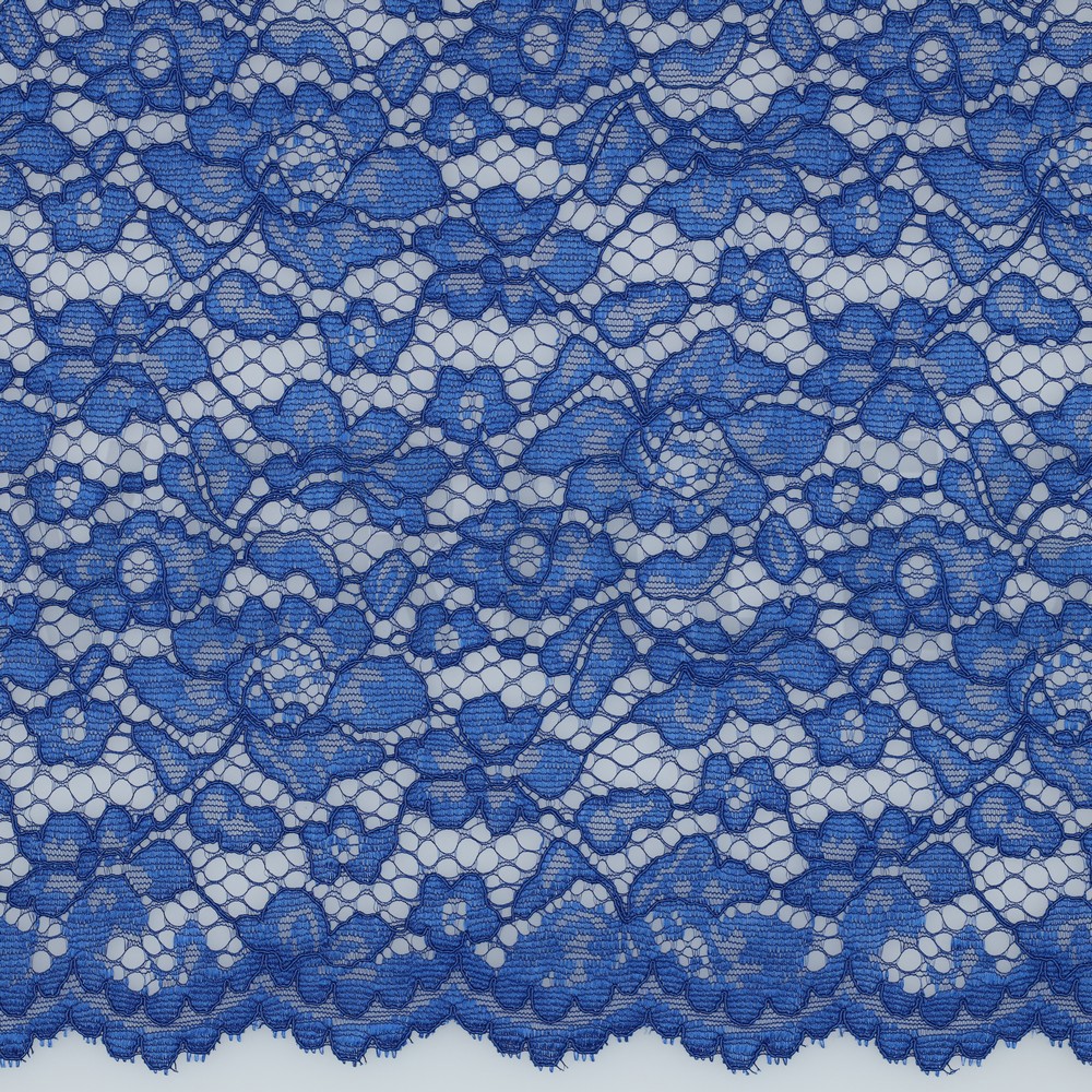 LACE TWO-SIDE SCALLOP COBALT