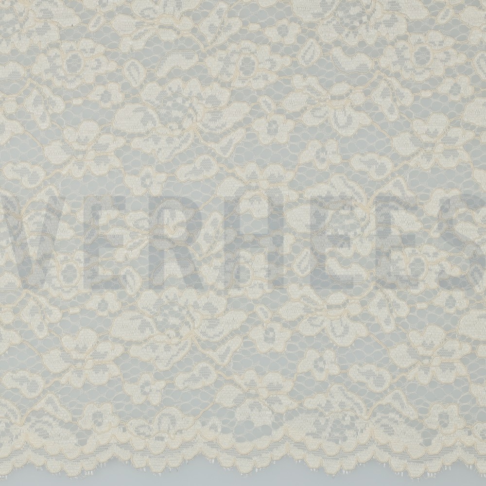 SPITZE ZWEISEITIGE BOGENKANTE ECRU