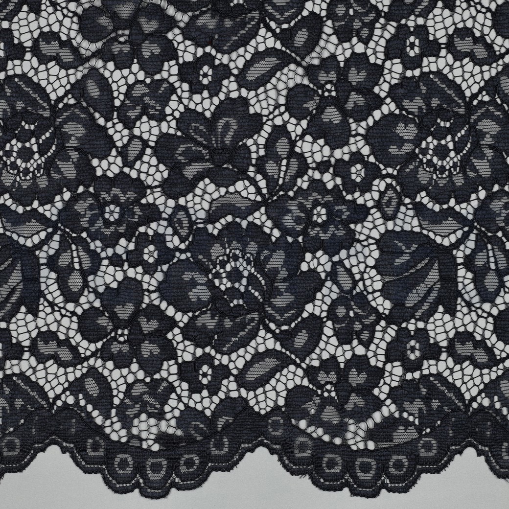 LACE TWO-SIDE SCALLOP NAVY
