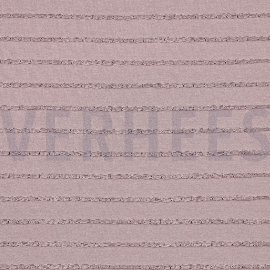 JERSEY RUCHES MAUVE