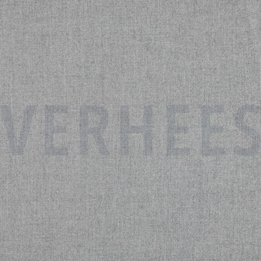 VISCOSE GABARDINE BRUSHED STRETCH LIGHT GREY MELANGE