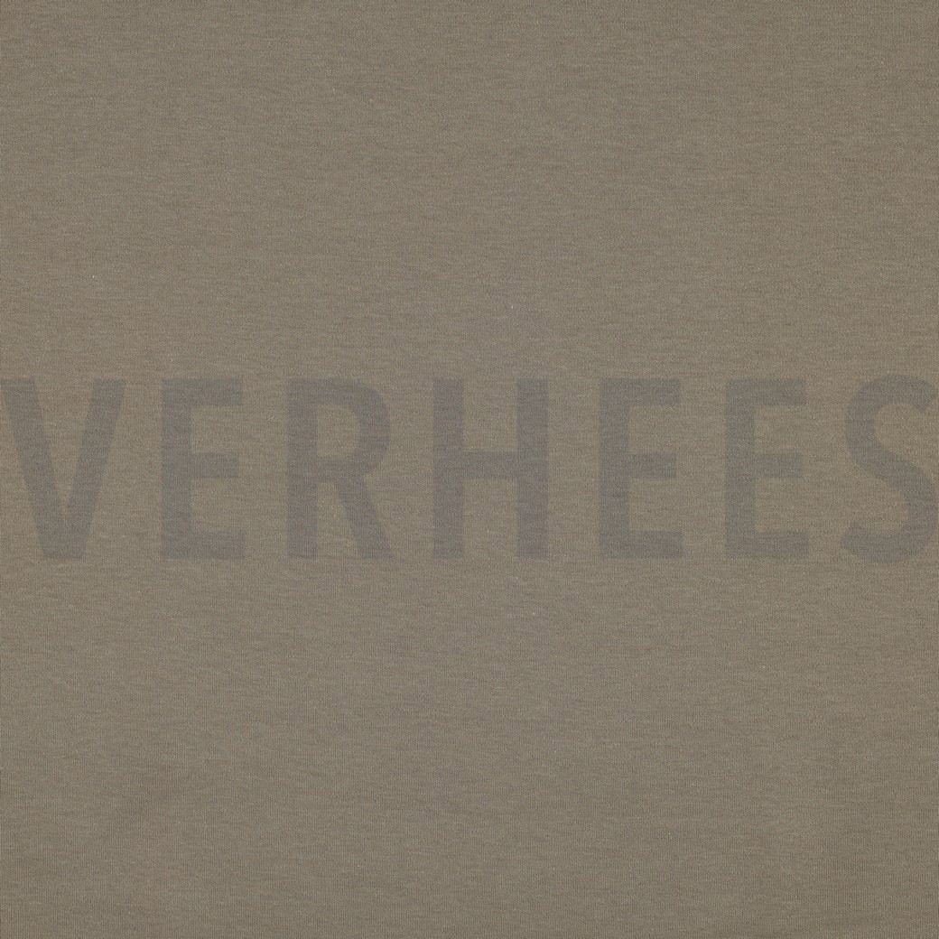 BAUMWOLL JERSEY INTERLOCK GOTS SAND