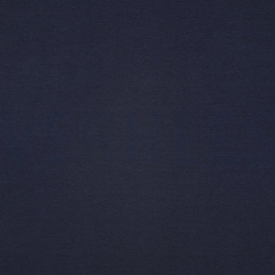 BAUMWOLL JERSEY INTERLOCK GOTS MARINEBLAU #7