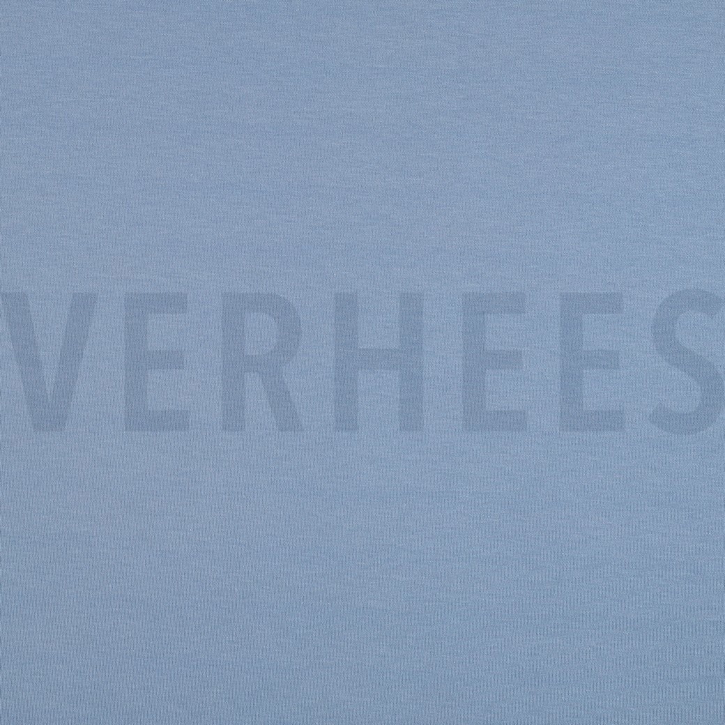 COTTON JERSEY INTERLOCK GOTS LIGHT BLUE