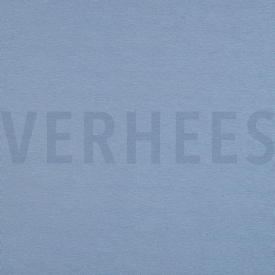 BAUMWOLL JERSEY INTERLOCK GOTS HELLBLAU #7