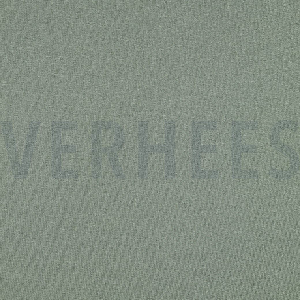 COTON JERSEY INTERLOCK GOTS SAUGE