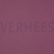 BAUMWOLL JERSEY INTERLOCK GOTS AUBERGINE (thumbnail)