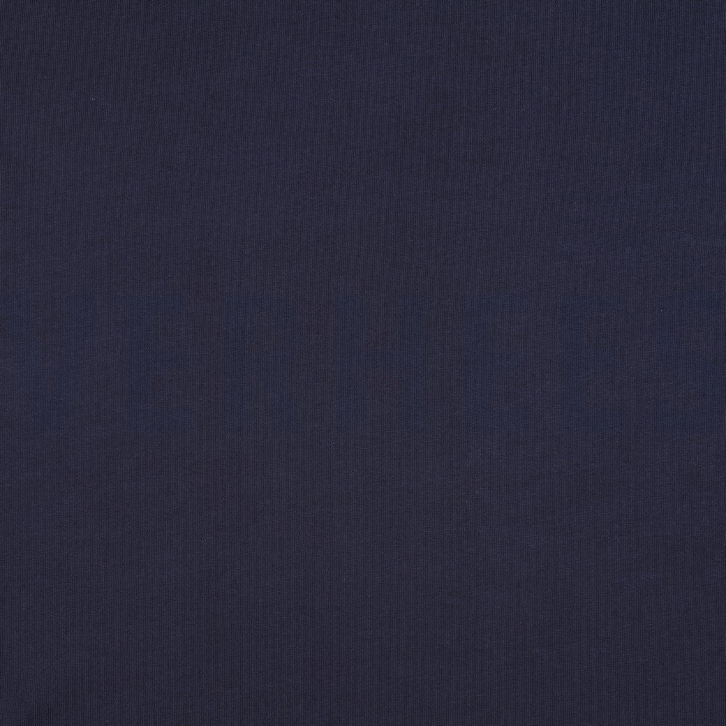 JERSEY 100% BAUMWOLLE GOTS MARINEBLAU