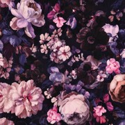 SWEAT DIGITAL BLUMEN MARINEBLAU (thumbnail)